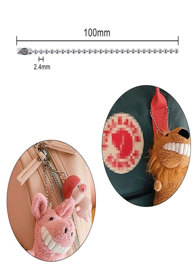 دي آي واي كرافتس مجموعة أدوات يدوية مكونة من 25 قطعة، لون فضي، مشبك توصيل خرز بطول 100 مم وقطر 2.4 مم (عبوة من 25 قطعة، لون فضي) - Image 5